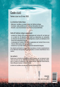 CODE CIVIL 2024 Girafe eau