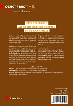Introduction au droit des personnes et de la famille