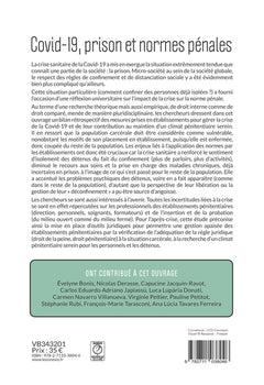 Covid-19, prison et normes pénales