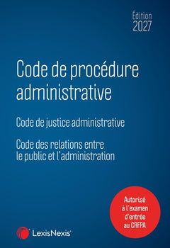 Code de procédure administrative 2027