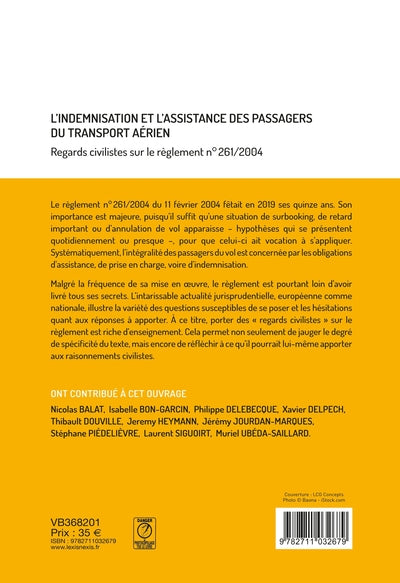 L'indemnisation et l'assistance des passagers du transport aérien