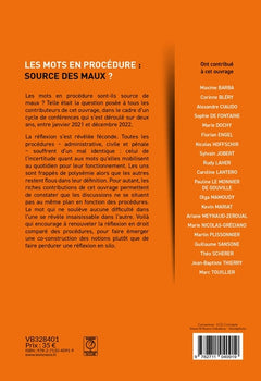 Les mots en procédure : source des maux ?