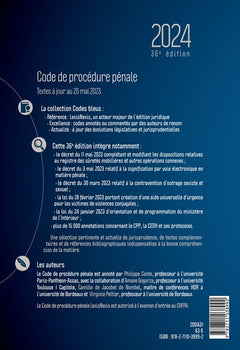 Code de procédure pénale 2024
