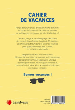 Cahier de vacances