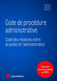 Code de procédure administrative 2023