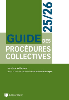Guide des procédures collectives