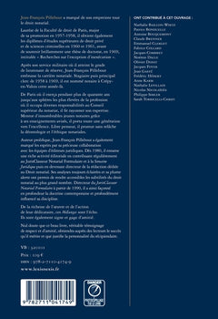 Recueil de textes en l'honneur de Maître Jean-François Pillebout