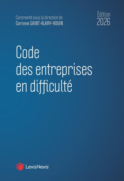 Code des entreprises en difficulté 2026