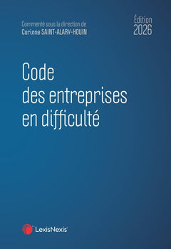 Code des entreprises en difficulté 2026