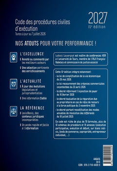 Code des procédures civiles d'exécution 2027