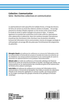 Les Terrains du cyberharcèlement et de la haine en ligne