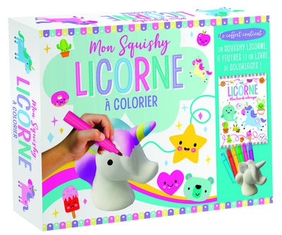 Mon Squishy à colorier - Licornes NE