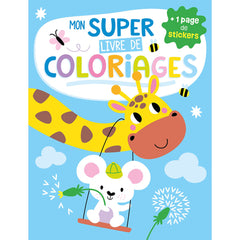 Mon super livre de coloriages - girafe