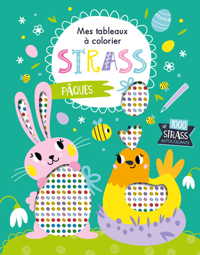 Mes tableaux à colorier strass - Pâques