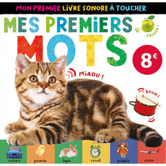 Mon premier livre sonore à toucher - Mes premiers mots