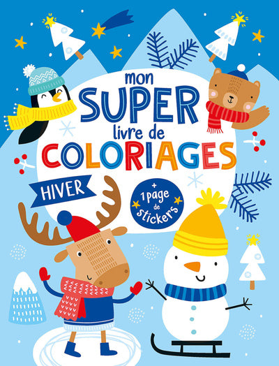 Mon super livre de coloriages - Hiver
