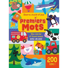 Premiers mots 200 sons - mon cherche et trouve sonore avec un quiz