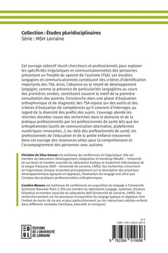 Langage et communication dans les troubles du spectre de l’autisme