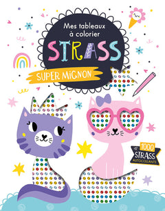 Mes tableaux à colorier strass - Super mignon