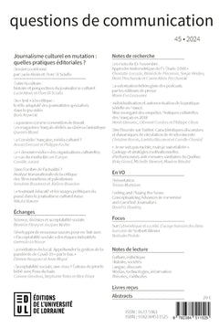 Questions de communication n°45/2024