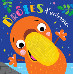 Livre à toucher silicone - Drôles d'animaux