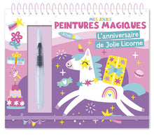 Mes jolies peintures magiques - Anniversaire de Jolie Licorne