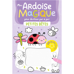 Mon ardoise magique pour dessiner 10 petites bêtes pas à pas et 50 dessins faciles