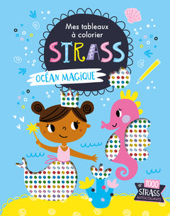 Mes tableaux à colorier strass - Océan magique