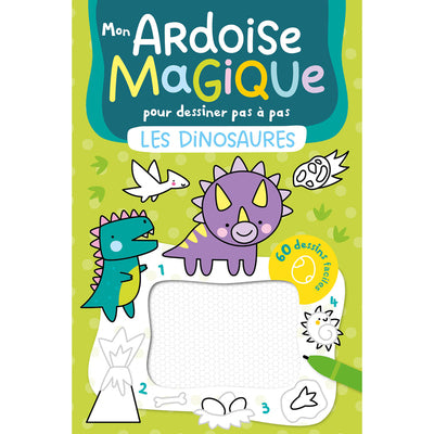 Mon ardoise magique pour dessiner pas à pas - Dinosaures