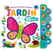 Mon livre sensoriel à écouter - Jardin