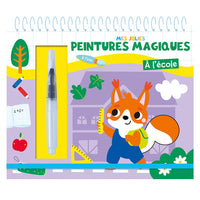 Peinture magique à l'école