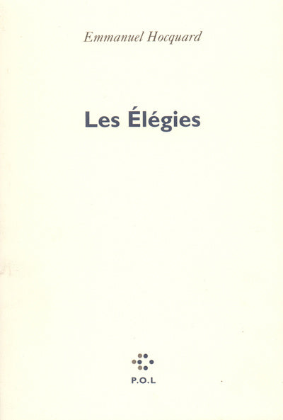 Les élégies