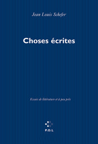 Choses écrites