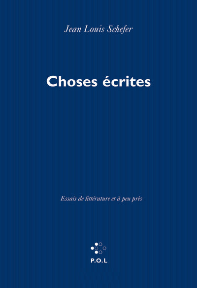 Choses écrites