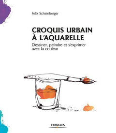 Croquis urbain à l'aquarelle