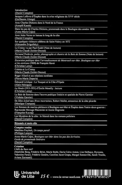 Les écrivains et le littoral picard