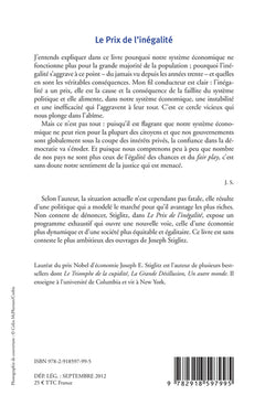 Le prix de l'inégalité
