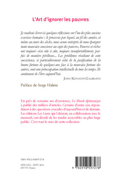 L'art d'ignorer les pauvres