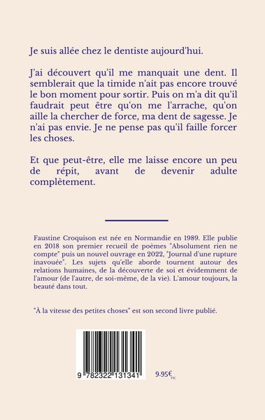 A la vitesse des petites choses