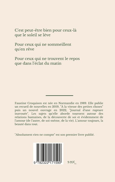 Absolument rien ne compte