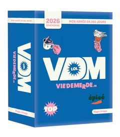 Mon année en 365 jours - 2026 - VDM Vie de merde