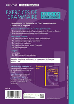 Grevisse FLE C1-C2 Exercices de grammaire