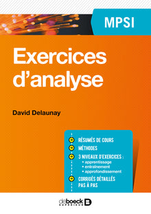 Exercices d'analyse MPSI