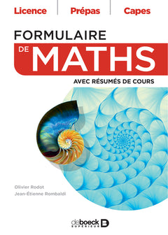Formulaire de maths