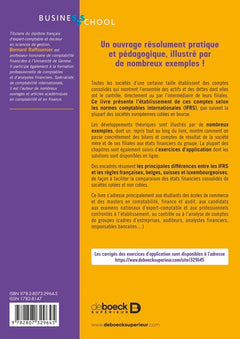 La consolidation des comptes selon les IFRS