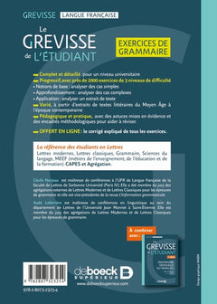 Le Grevisse de l'étudiant - Exercices de grammaire