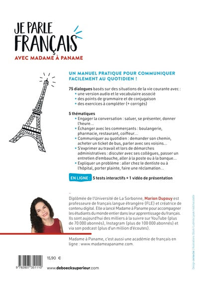 Je parle français avec Madame à Paname