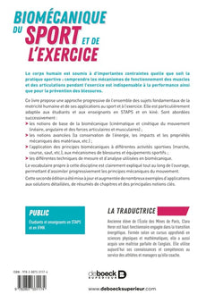 Biomécanique du sport et de l'exercice