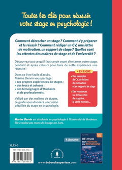 Réussir mon stage en psycho