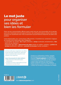 Le mot juste pour organiser ses idées et bien les formuler